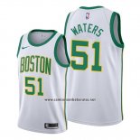 Camiseta Boston Celtics Tremont Waters #51 Ciudad 2019-20 Blanco
