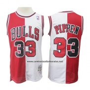 Camiseta Chicago Bulls Scottie Pippen #33 Retro Rojo Blanco