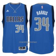 Camiseta Dallas Mavericks Devin Harris #34 Azul