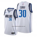 Camiseta Dallas Mavericks Seth Curry #30 Association Blanco