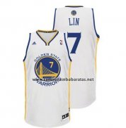 Camiseta Golden State Warriors Jeremy Lin #7 Blanco