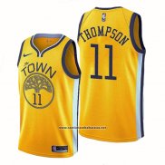 Camiseta Golden State Warriors Klay Thompson #11 Earned Amarillo