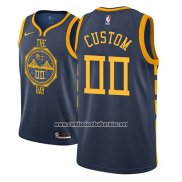 Camiseta Golden State Warriors Personalizad Ciudad 2018-19 Azul