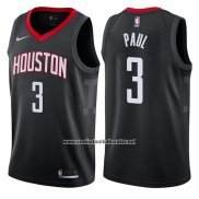 Camiseta Houston Rockets Chris Paul #3 2017-18 Negro