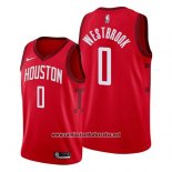 Camiseta Houston Rockets Russell Westbrook #0 Earned 2019 Rojo