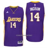 Camiseta Los Angeles Lakers Brandon Ingram #14 Violeta