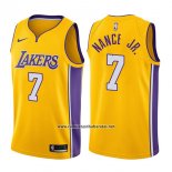 Camiseta Los Angeles Lakers Larry Nance Jr. #7 Icon 2017-18 Oro