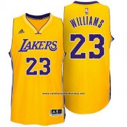 Camiseta Los Angeles Lakers Lou Williams #23 Amarillo