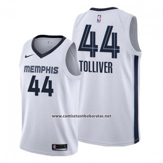 Camiseta Memphis Grizzlies Anthony Tolliver #44 Association 2020 Blanco