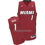 Camiseta Miami Heat Chris Bosh #1 Rojo