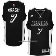 Camiseta Miami Heat Goran Dragic #7 Negro Blanco