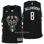 Camiseta Milwaukee Bucks Matthew Dellavedova #8 Negro
