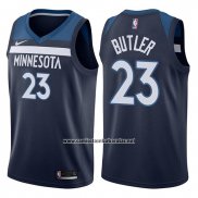Camiseta Minnesota Timberwolves Jimmy Butler #23 2017-18 Azul