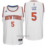 Camiseta New York Knicks Courtney Lee #5 Blanco