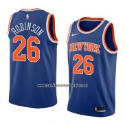 Camiseta New York Knicks Mitchell Robinson #26 Icon 2018 Azul