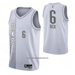 Camiseta Oklahoma City Thunder Gabriel Deck #6 Ciudad 2021-22 Blanco