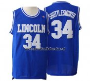 Camiseta Pelicula Lincoln Jesus Shuttlesworth #34 Azul
