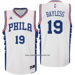 Camiseta Philadelphia 76ers Jerryd Bayless #19 Blanco