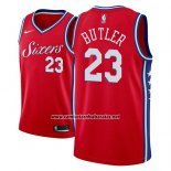 Camiseta Philadelphia 76ers Jimmy Butler #23 Statement 2018-19 Rojo