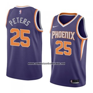 Camiseta Phoenix Suns Alec Peters #25 Icon 2018 Azul