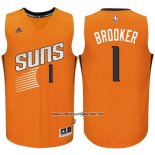 Camiseta Phoenix Suns Devin Booker #1 Naranja