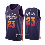 Camiseta Phoenix Suns Eric Gordon #23 Ciudad 2023-24 Violeta