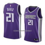 Camiseta Sacramento Kings Deyonta Davis #21 Icon 2018 Violeta