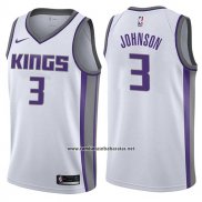 Camiseta Sacramento Kings Joe Johnson #3 Association 2017-18 Blanco