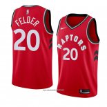 Camiseta Toronto Raptors Kay Felder #20 Icon 2018 Rojo