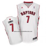 Camiseta Toronto Raptors Kyle Lowry #7 Blanco