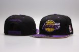 Gorra Los Angeles Lakers Snapbacks Negro Violeta