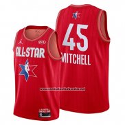 Camiseta All Star 2020 Utah Jazz Donovan Mitchell #45 Rojo