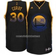 Camiseta Ambiente Golden State Warriors Stephen Curry #35 Negro