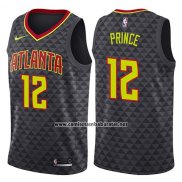Camiseta Atlanta Hawks Taurean Prince #12 Icon 2018 Negro