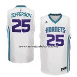 Camiseta Charlotte Hornets Al Jefferson #25 Blanco