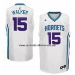 Camiseta Charlotte Hornets Kemba Walker #15 Blanco