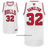 Camiseta Chicago Bulls Richard Hamilton #32 Blanco