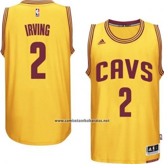 Camiseta Cleveland Cavaliers Kyrie Irving #2 Amarillo