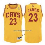 Camiseta Cleveland Cavaliers LeBron James #23 Amarillo