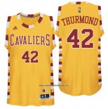 Camiseta Cleveland Cavaliers Nate Thurmond #42 Retro Amarillo