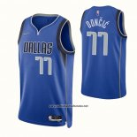 Camiseta Dallas Mavericks Luka Doncic #77 Icon 2021 Azul