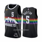 Camiseta Denver Nuggets Will Barton #5 Ciudad Negro