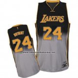 Camiseta Desvanecida Moda Kobe Bryant #24 Gris