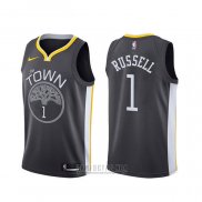Camiseta Golden State Warriors D'angelo Russell #1 Ciudad Negro