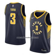 Camiseta Indiana Pacers Joe Young #3 Icon 2018 Azul