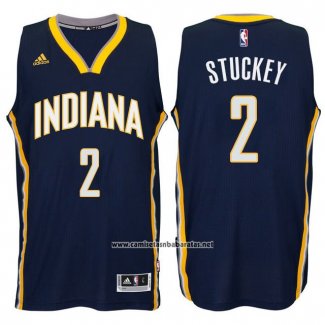 Camiseta Indiana Pacers Rodney Stuckey #2 Azul