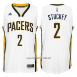 Camiseta Indiana Pacers Rodney Stuckey #2 Blanco