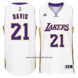 Camiseta Los Angeles Lakers Ed Davis #21 Blanco
