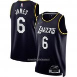 Camiseta Los Angeles Lakers LeBron James #6 Select Series 2022 Negro