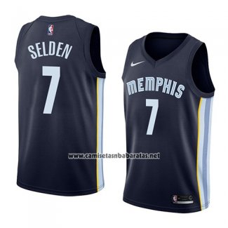 Camiseta Memphis Grizzlies Wayne Selden #7 Icon 2018 Azul